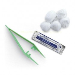 Set d'ablation de suture Avec 1 Lame coupe fil + Pince + 3 Compresses - 403